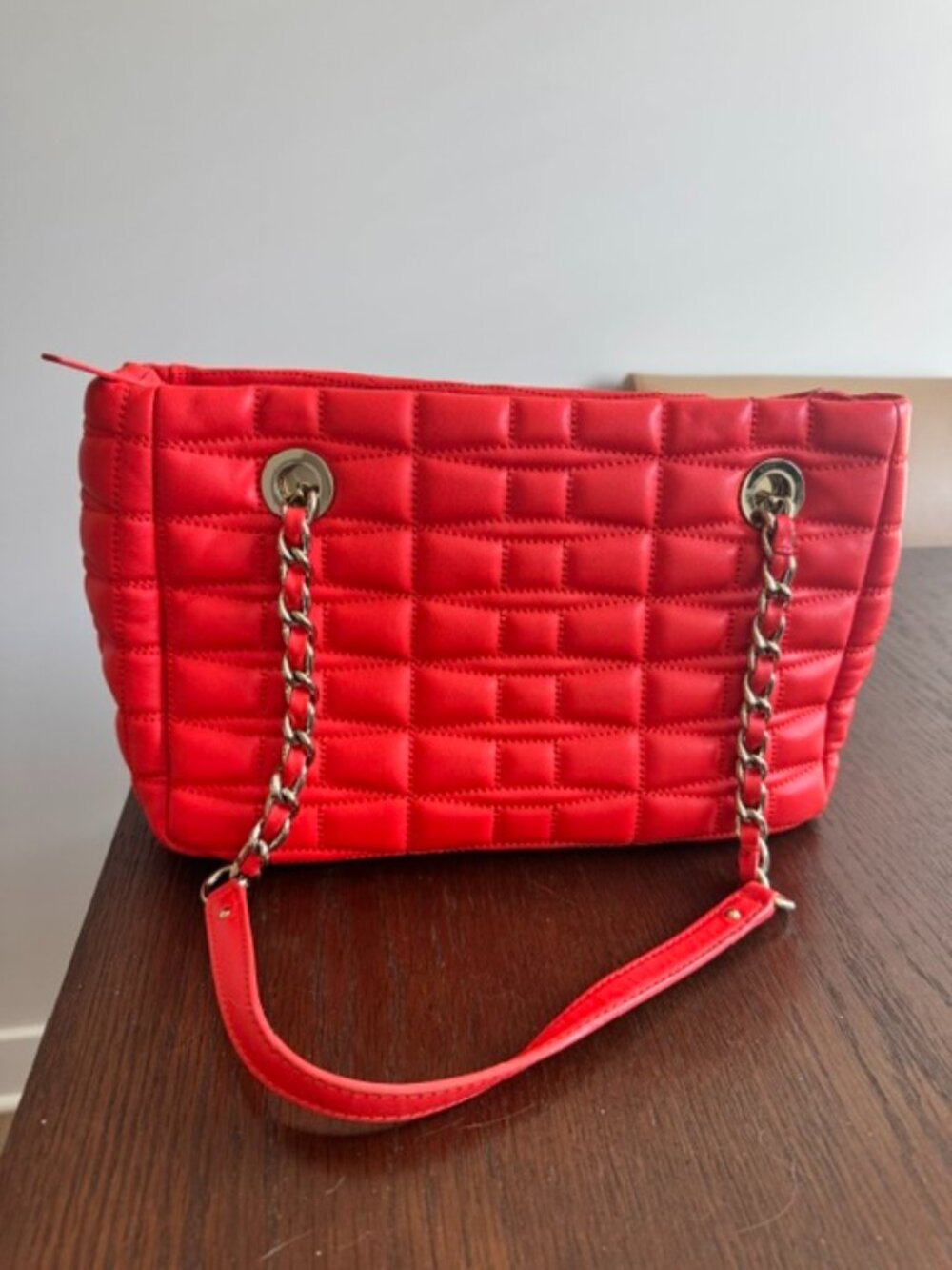 Orange KATE SPADE PURSE WITH GOLD CHAIN STRAPS